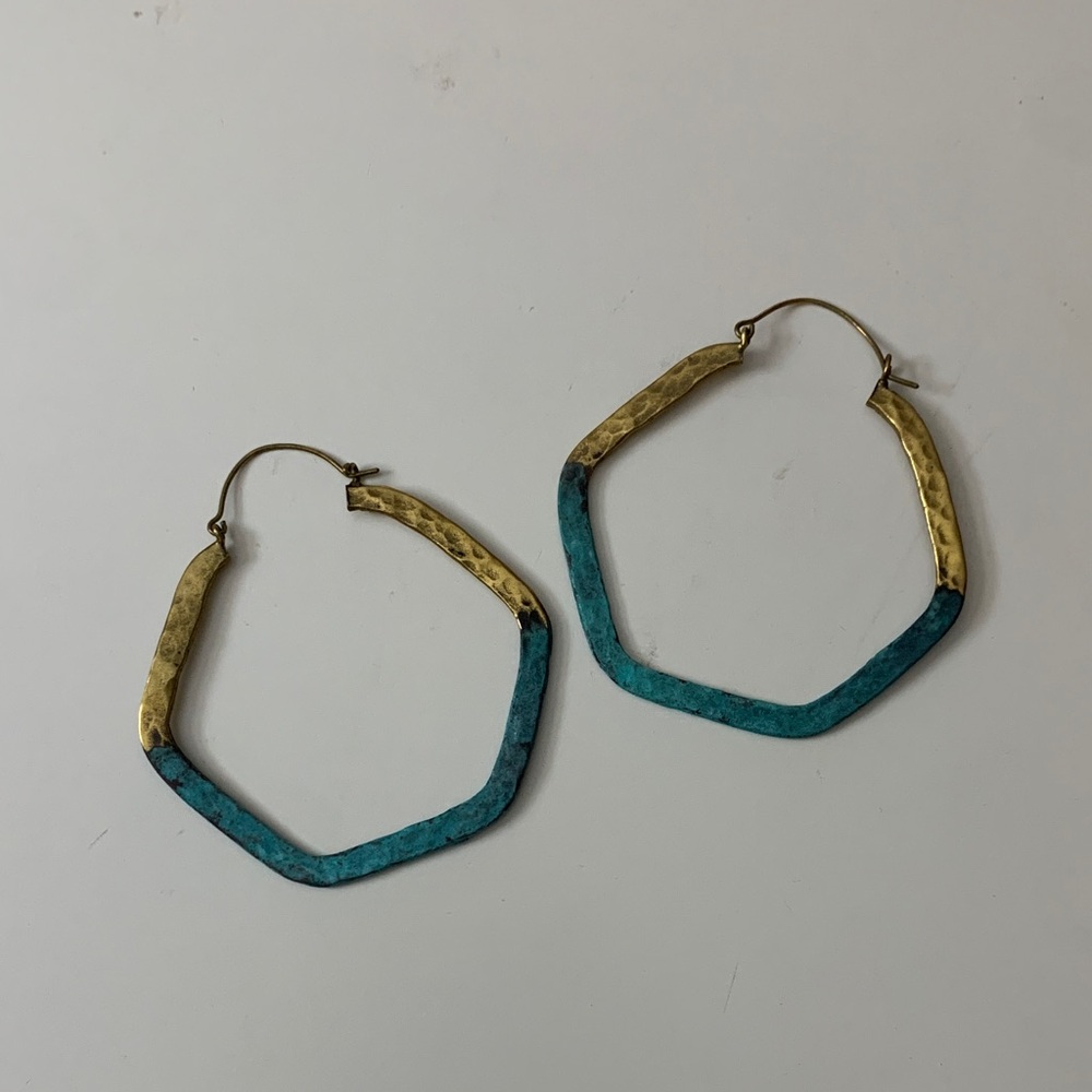 Anthropologie large statement earrings